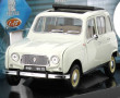 SOLIDO S - Renault 4L blanche, en BO