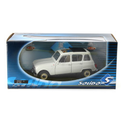 SOLIDO S - Renault 4L blanche, en BO