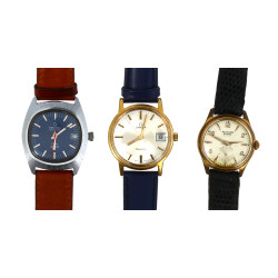 Lot de 3 montres bracelets homme : une m