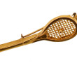 Broche en forme de raquette de tennis en