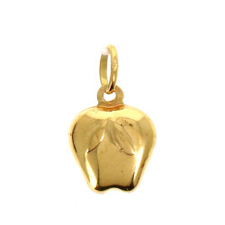 Pendentif pomme en or jaune 750ème, poid