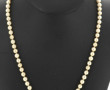 Collier en perles fantaisie, fermoir arg