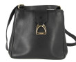 LANCEL - Sac de dame en cuir noir forme 