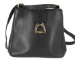 LANCEL - Sac de dame en cuir noir forme 