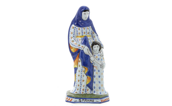 HENRIOT Quimper - Ste Anne, statuette en