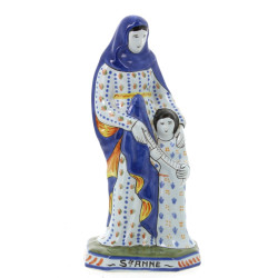 HENRIOT Quimper - Ste Anne, statuette en