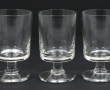 Années 70 - 11 verres à pied en verre, H