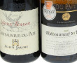 Lot de 4 bouteilles: - 3 B CHATEAUNEUF 