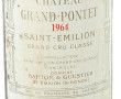 1 Mg Ch GRAND PONTET 1964 St Emilion gra