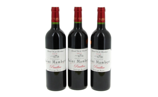 3 B PAUILLAC Ch St Mambert 2010, Domingo