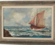 P.M. HENAFF (Xxème) "Marine, bateau aux 