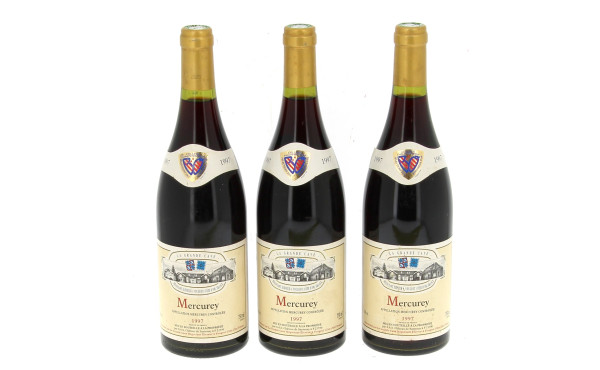 3 B MERCUREY 1997 Château de Santenay L