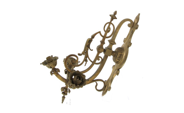 Grande applique en bronze à trois bras d