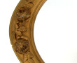 Miroir ovale vers 1920/1925 en bois et s