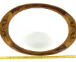 Miroir ovale vers 1920/1925 en bois et s