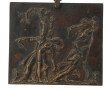 Thème EMPIRE - Plaque en bronze à patine