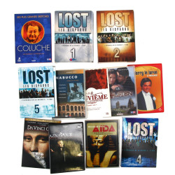 Petit lot de DVD dont séries en coffrets