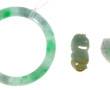 Bracelet jonc en jade, diam. 56 mm : on 