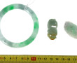 Bracelet jonc en jade, diam. 56 mm : on 