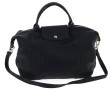 LONGCHAMP - Sac pliable en cuir bleu mar