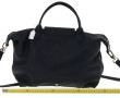 LONGCHAMP - Sac pliable en cuir bleu mar