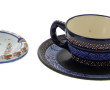 QUIMPER - Lot de 4 pièces : tasse et sou