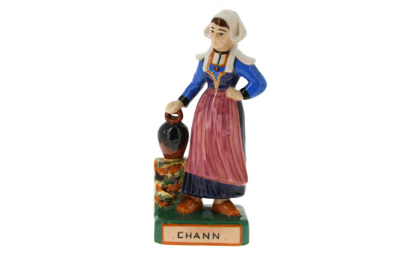 HENRIOT Quimper - "CHANN", statuette en 