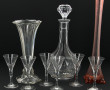 6 verres à liqueur anciens en cristal de