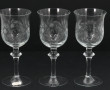 12 grands verres à pied en cristal de BO