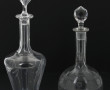 Carafe en cristal avec bouchon, H 36 cm 