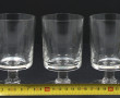 Années 70 - 11 verres à pied en verre, H