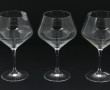 6 verres à pied en cristal style verres 