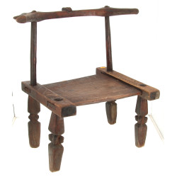 COTE D'IVOIRE - Fauteuil de chef en bois