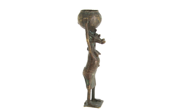 Afrique - Statuette en bronze, fonte au 