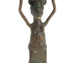 Afrique - Statuette en bronze, fonte au 