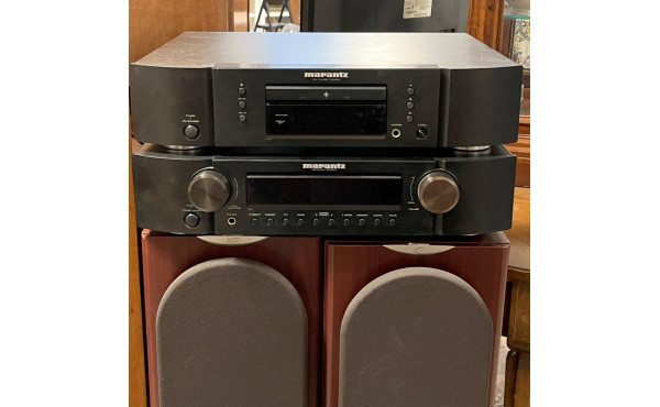 Chaîne hifi MARANTZ avec paire d'enceint