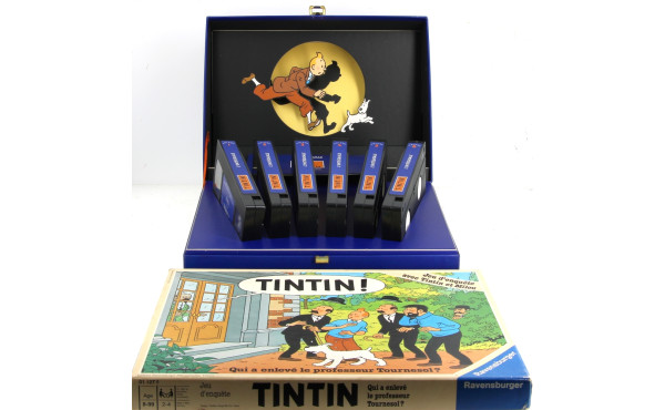 TINTIN - Coffret de 6 cassettes vidéo "L