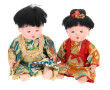 JAPON - Deux bébés japonais, poupées en 