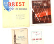 BREST - Lot de 4 livres : "Brest à trave