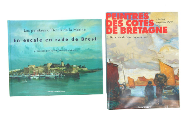 PEINTURE BRETAGNE - Lot de 2 ouvrages : 