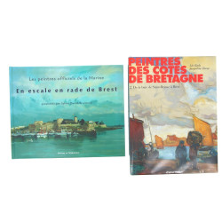 PEINTURE BRETAGNE - Lot de 2 ouvrages : 