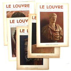 LE LOUVRE - Lot de 6 ouvrages brochés su