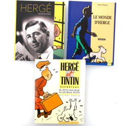 HERGE et TINTIN - Lot de 3 ouvrages : Ph