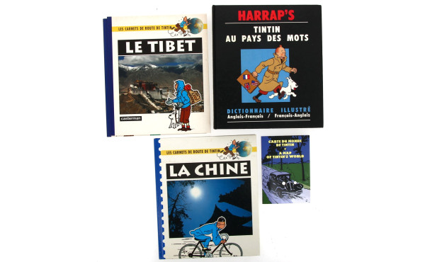 HERGE - TINTIN - Lot comprenant : HARRAP