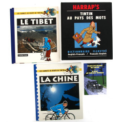 HERGE - TINTIN - Lot comprenant : HARRAP