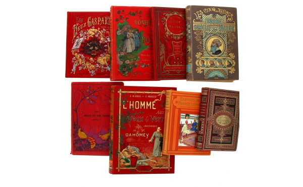 Lot de livres de prix anciens