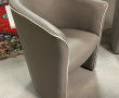 Paire de fauteuils gris modernes