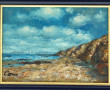 Ecole Xxème "Marine", huile sur panneau,