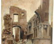 Eric MULLER (1888-1972) "Ruines", huile 