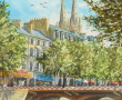 MISSLEN (Xxème) "Quimper, les quais de l